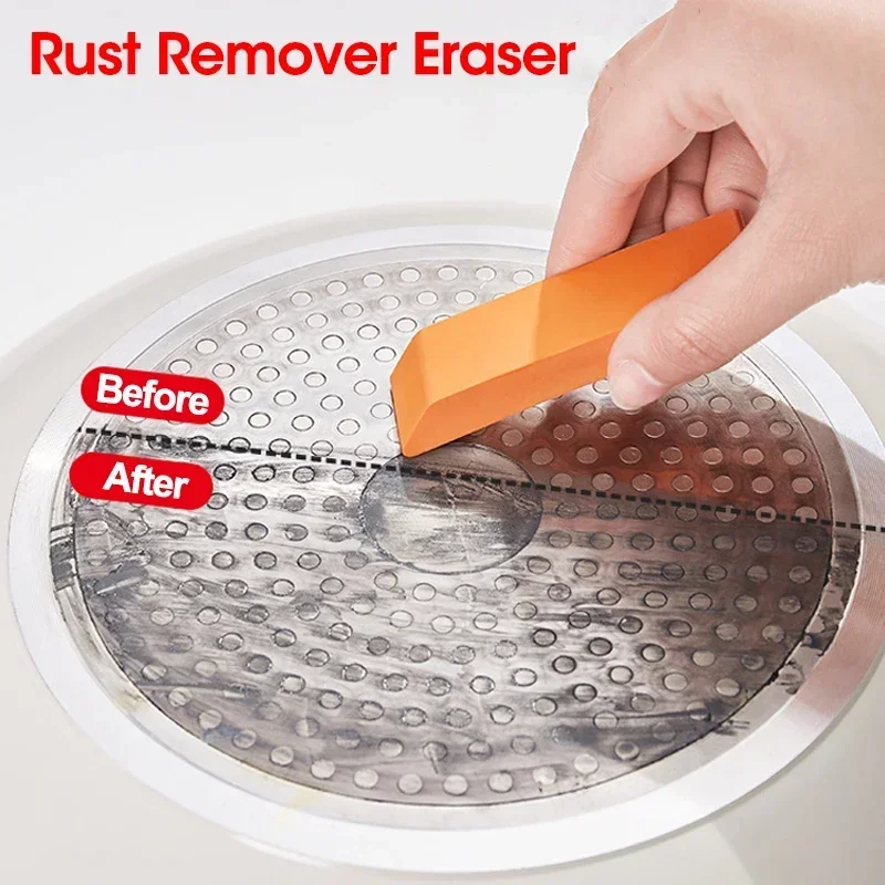 1/10pcs Rubber Household Kitchen Cleaning Tools Easy Limescale Eraser Bathroom Glass Rust Remover for Kitchen Scale Rust Cleaner