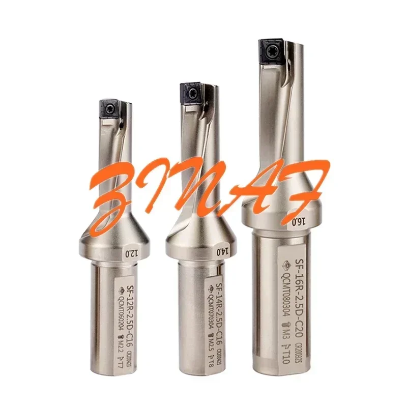 

TCAP/SF 08R 10R/L 12R 14R 16R 2.5D 2.25D 3.25D Drilling turning boring and other integrated multi-function U drill Multi-purpose