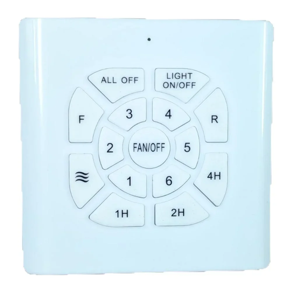 6 Variable Frequency Fan Light Remote Control Wall Switch With 433MHz Wireless Reversible Direction For Ceiling Fan Regulator
