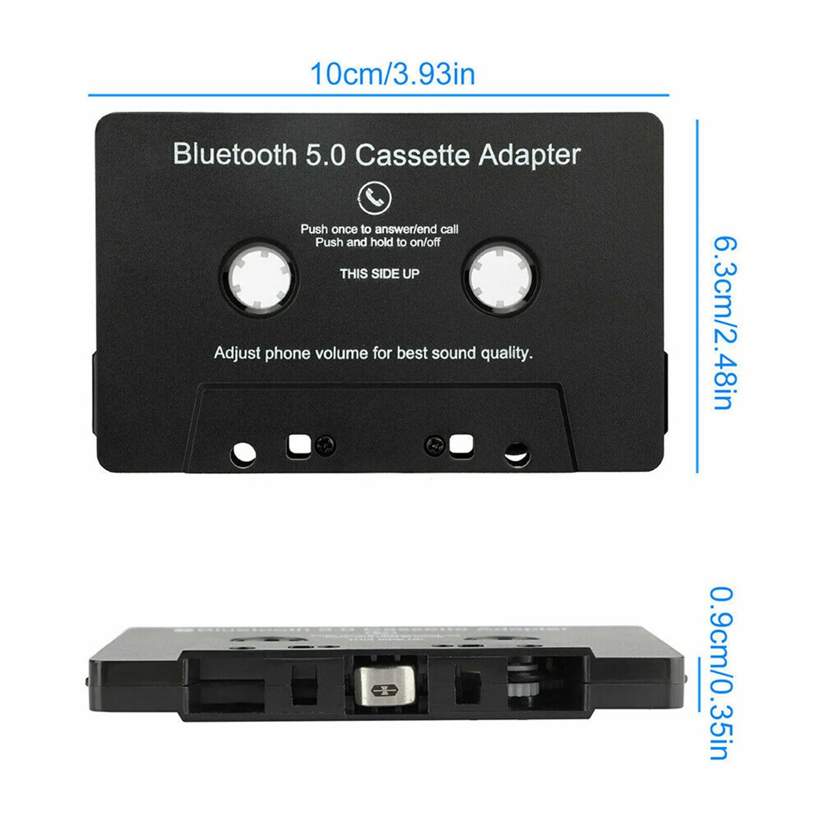 Universal Bluetooth 5.0 Converter Car Tape Converter Car MP3/SBC/stereo Bluetooth Audio Cassette Player AUX Adapter