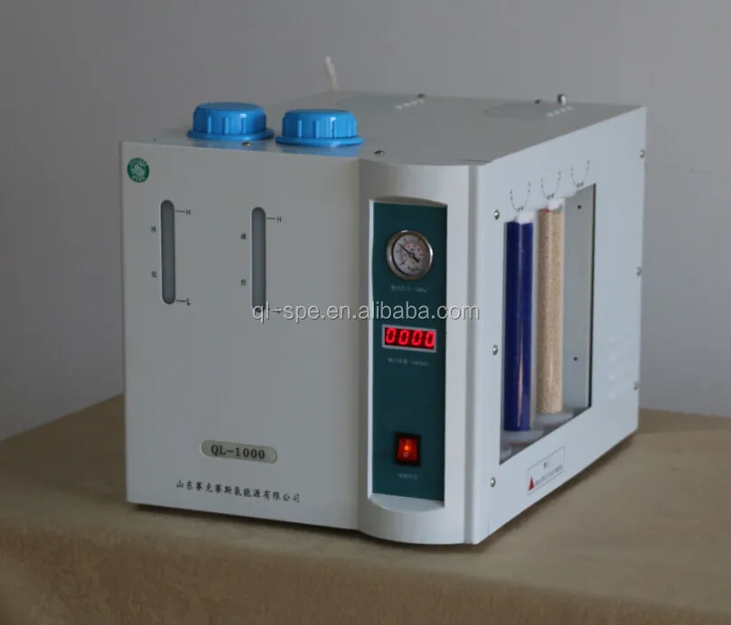 QL-1000 PEM/SPE Technology CE Certified Hydrogen Generator with 99.999% Purity and 0-1000ml/min Flow Rate