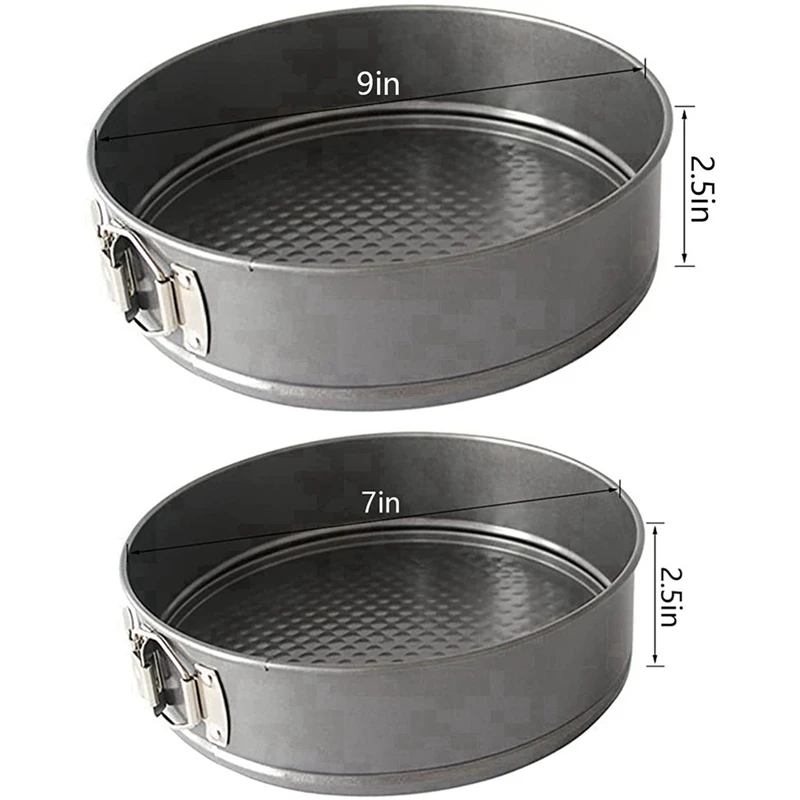 

Round Leakproof Baking Cake Pan With Round Cake Tin Baking Mold With Removable Bottom