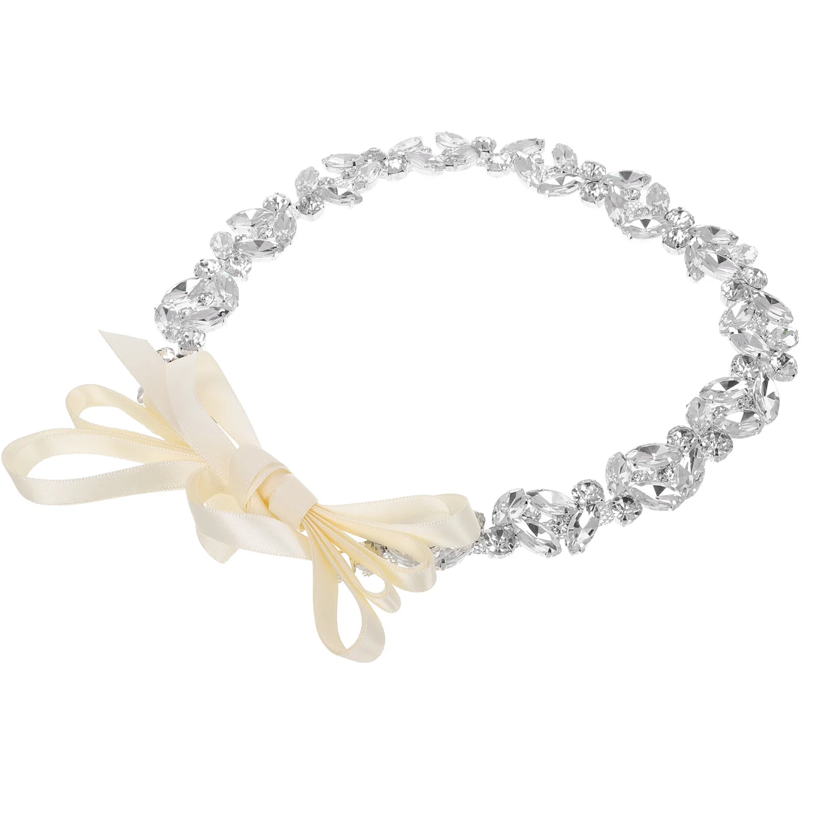 270 سنتيمتر حجر الراين حزام ثوب الزفاف شريط من الساتان فساتين الزفاف الرسمية تألق زين اليدوية وشاح وصيفه الشرف سلسلة الخياطة حزام #3