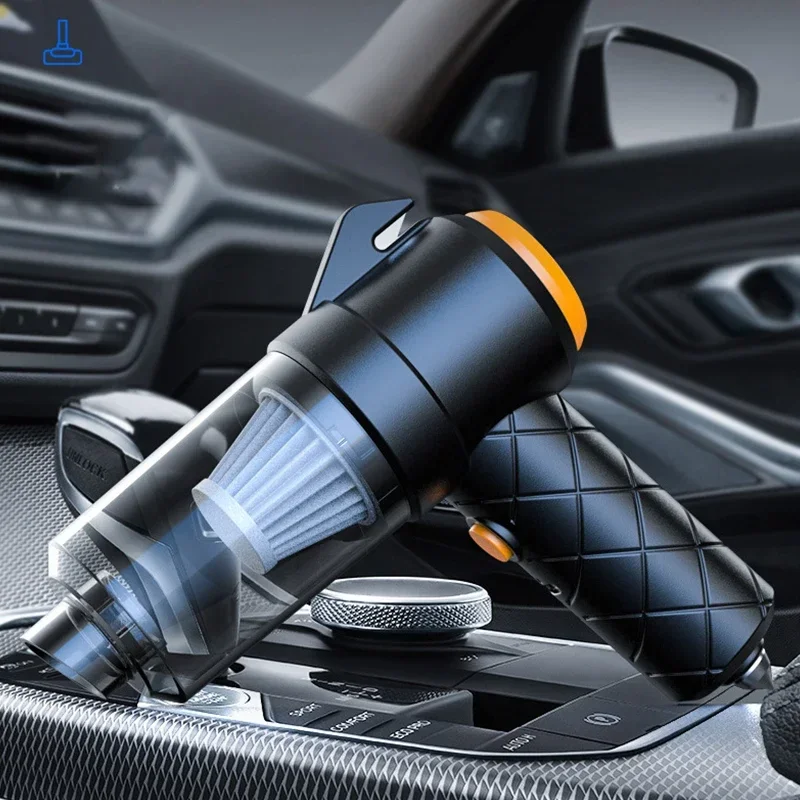 6000pa car vacuum cleaner, high-power mini charging, multifunctional blowing and suction, handheld car vacuum cleaner