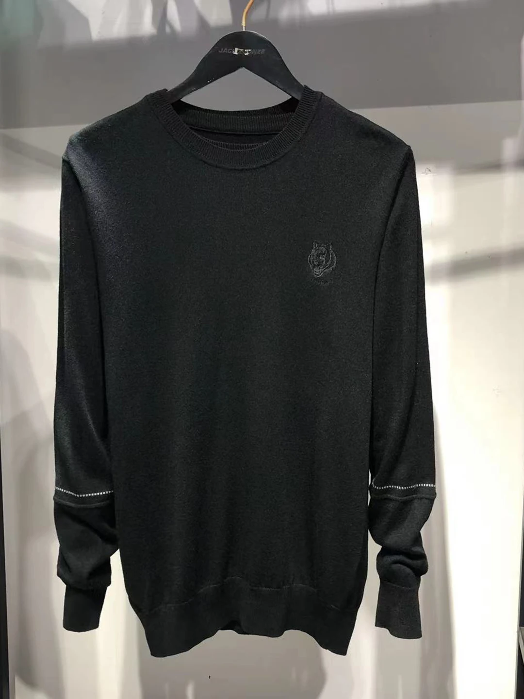 

Мужской облегающий круглый трикотаж Ne из смеси шерсти Long Sve Base Layer irt Удобная мягкая повседневная одежда для повседневного ношения