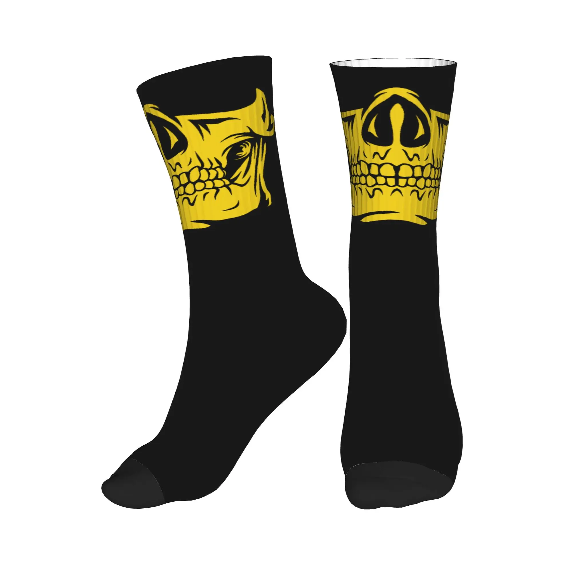 

Забавные носки с черепами в стиле Харадзюку для Хэллоуина, теплые 3D-носки с принтом для мужчин и женщин, футбольные спортивные носки