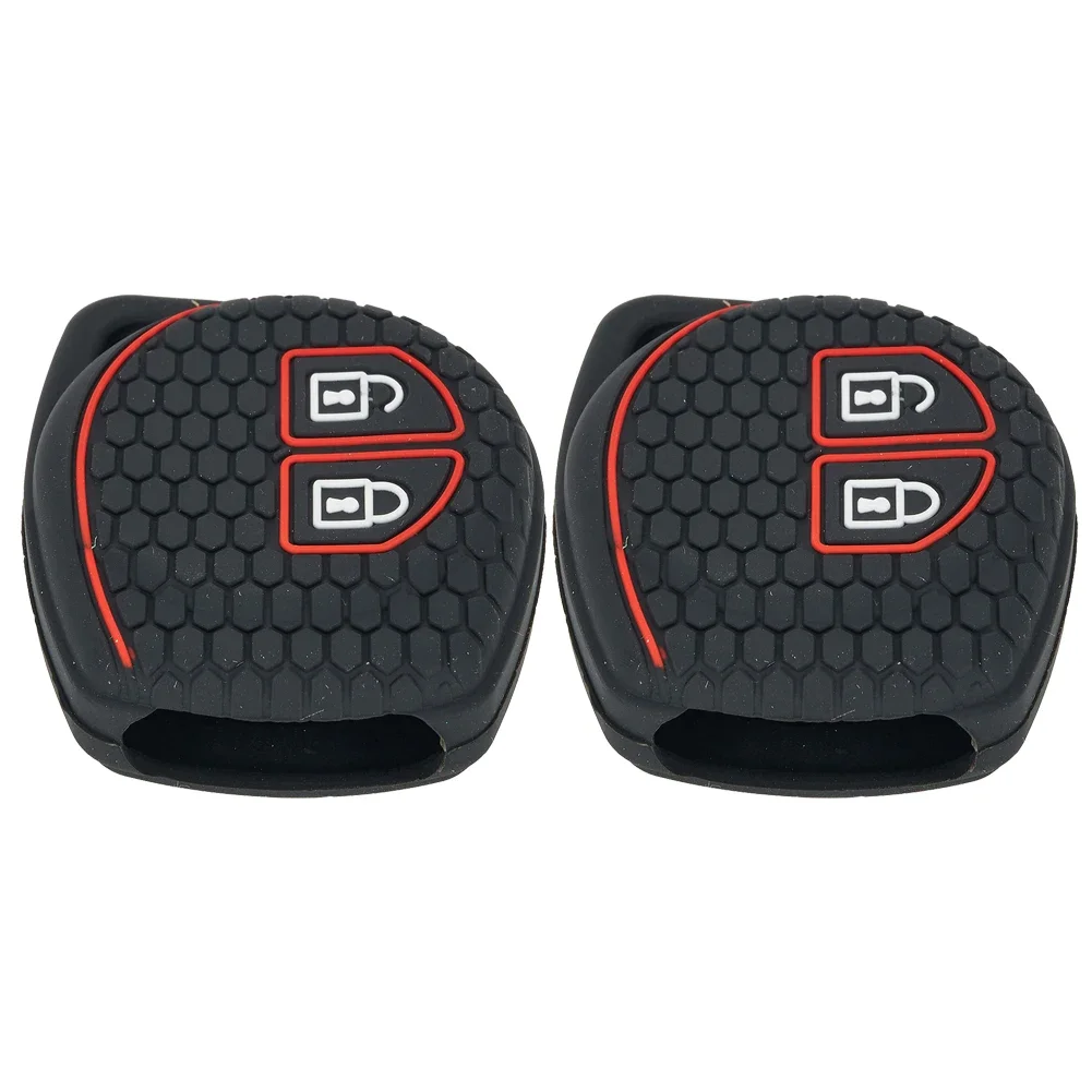 High Performance Silicon Remote Key Cover Cases Designed for Various For Suzuki Cars Including Swift & Liana Pack of Two