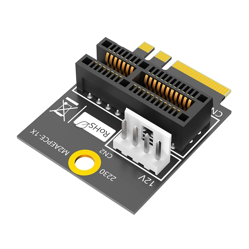 

Плата преобразователя M.2 NGFF Key A/A + E/E на PCI-E 1X адаптер PCI Express 1X с кабелем питания