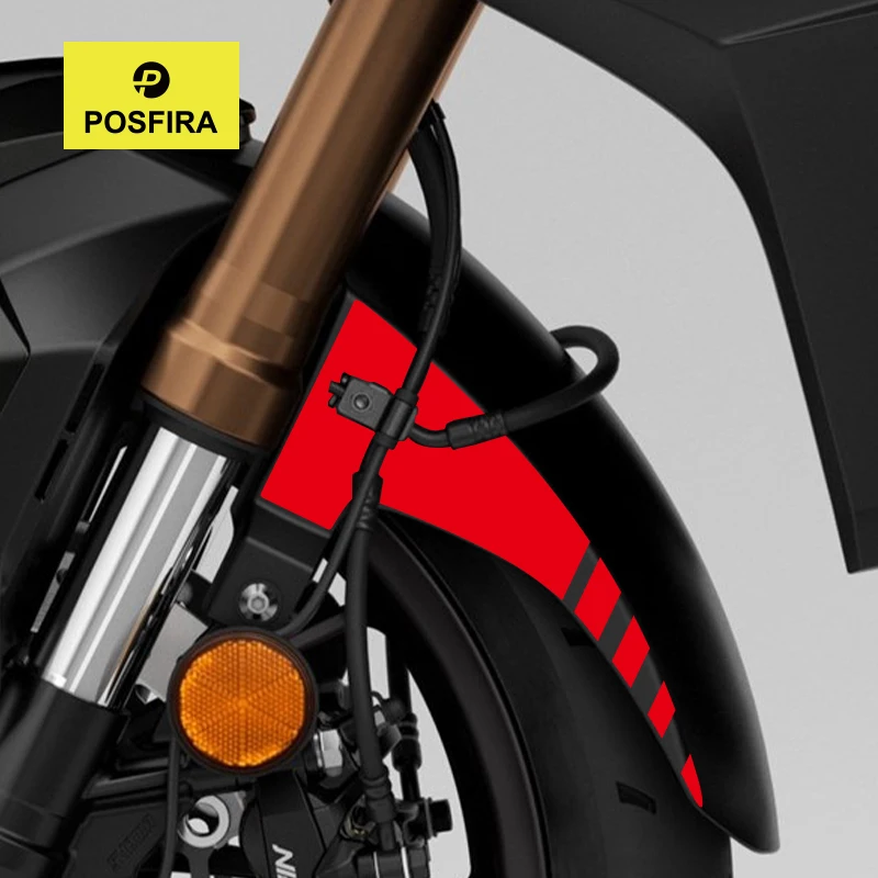 

POSFIRA Motorcycle Front Fender Stickers Vinyl Decal for Honda NT1100 NT 1100 2026 2025 2024 2023 2022 Mudguard Accessories