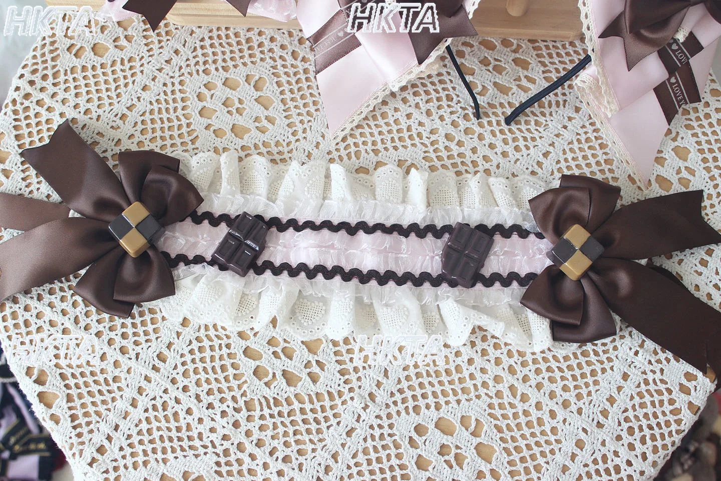 Original Lolita Small Hair Clip Kawaii Aesthetic Cake Top Hat Chocolate Hairband Hair Accessories Pair Clip Cosplay Accessories
