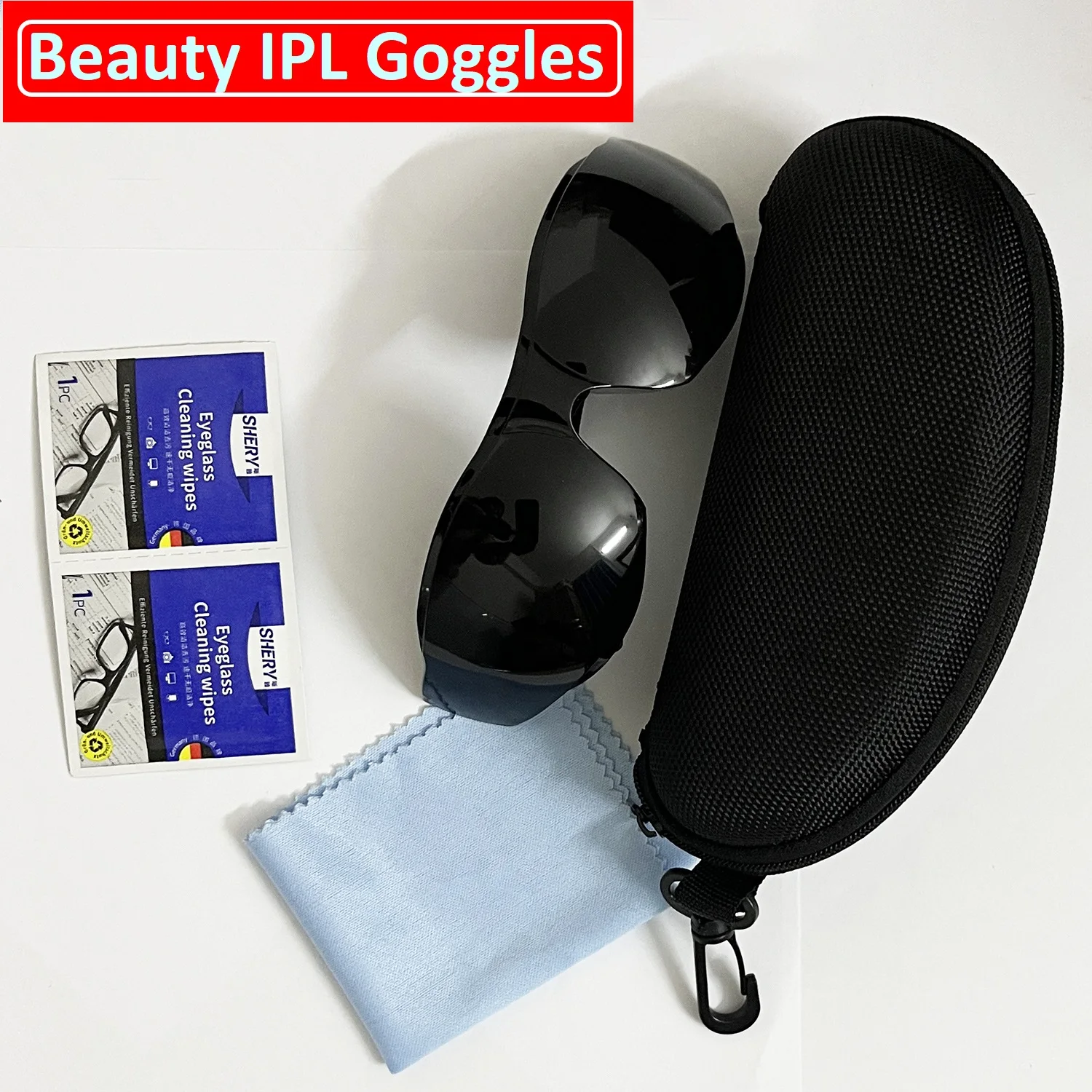 Gafas protectoras de belleza láser, parche ocular para belleza IPL, láser fuerte, tatuaje OPT, fotones, clínica de pacientes, gafas para pecas