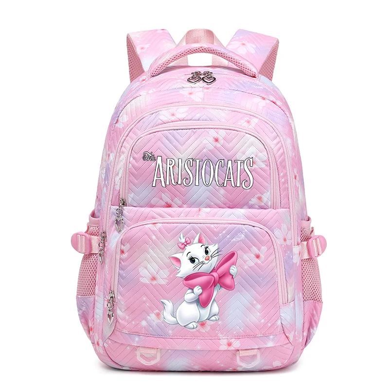 

Disney The Aristocats Marie Waterproof Women Backpack Female Travel Bag Backpacks Schoolbag for Teenage Girls Bookbag Mochila