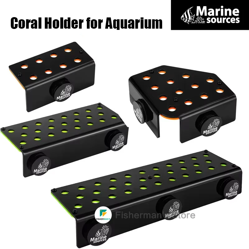 Soporte de Acrílico Transparente para Corales Marinos, Accesorios para Acuarios, Conexiones Magnéticas, Soporte para Corales SPS
