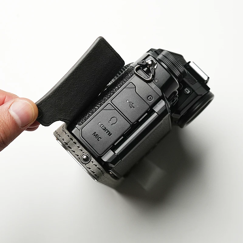Mr.Stone For Nikon Zf Camera Case Cover Protective For Nikon Zf Case Accessories Handmade Genuine Leather Zf Bag Camera Bag
