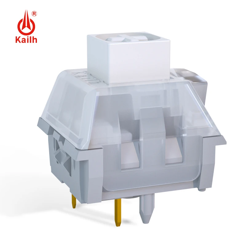 

Kailh Box Tactile White Owl Switch 5Pin 60g RGB Gaming Mechanical Keyboard Clicky Tactile Switches Light Guide Post Short Spring