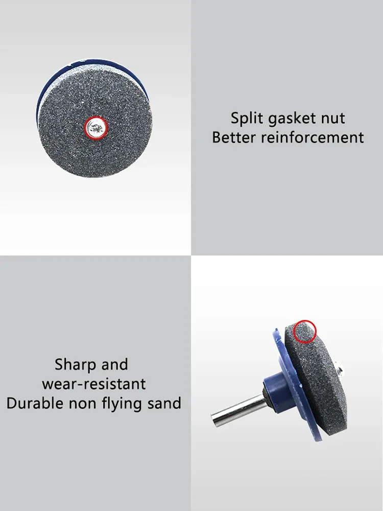 Blade Sharpener Grinding Stone Electric Knife Sharpener Wind Power Mower Wear Resistant Knife Sharpener Grinding Head Tool