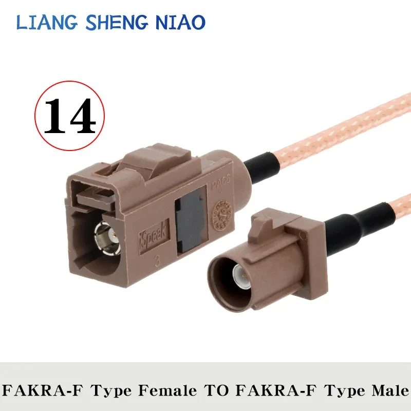 RG316 Coax Cable line FAKRA F TYPE TO SMA Male Female Coaxial cable Connector RF Crimp for Cable GPS Antenna 6G FAKRA F TYPE