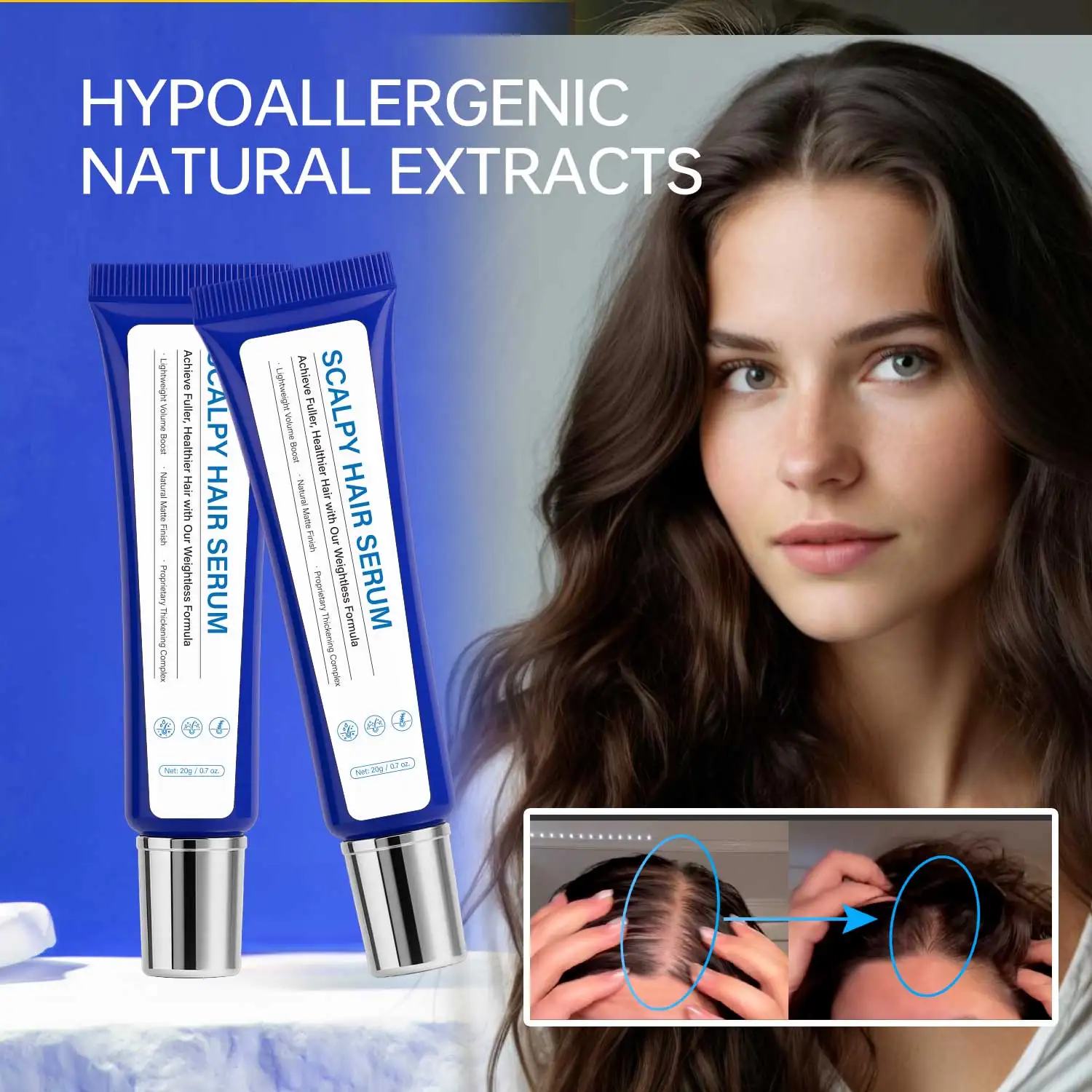 

1/3pcs Scalpy Hair Serum for Hair Growth Improves Scalp Health Non-Greasy Lightweight Exfoliate Dandruff Hair Treatment Serum