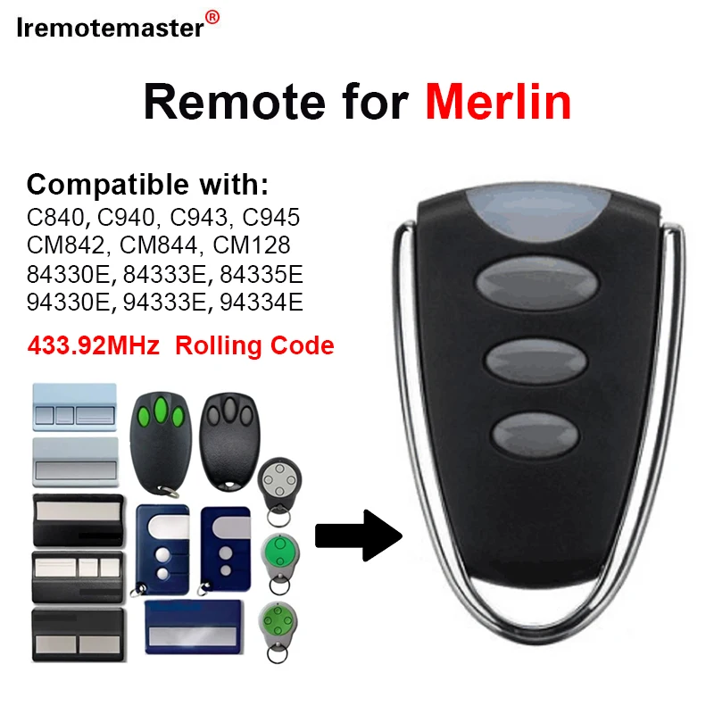 Replace Liftmaster 94335E 84335E 1A5639-7 1A5477 Motorlift 84335E Garage Remote Control