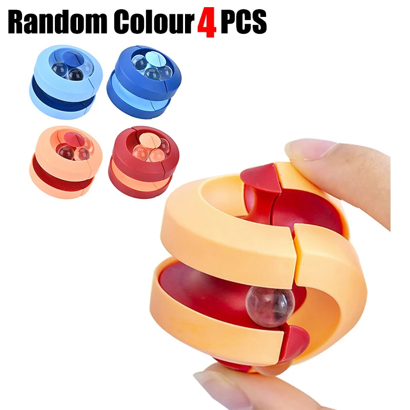 Fidgrt Toys Spinning Ball Fidget Cubes Top Spinning Toy As Stress Relief Gifts Creative Decompression Toys Puzzle Games for Kids