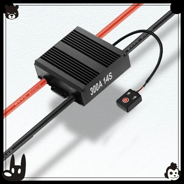High Current Anti Spark Power Switch Module 300A Compatible With 14S 18S Lithium Battery For High Power Electric Model Safety