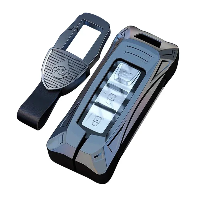 for SWM G01 G05 X3 X2 X7 Zinc Alloy Car Key Case Remote Protection Cover Bag Shell Keychain Ring Holder Fob Interior Accessories