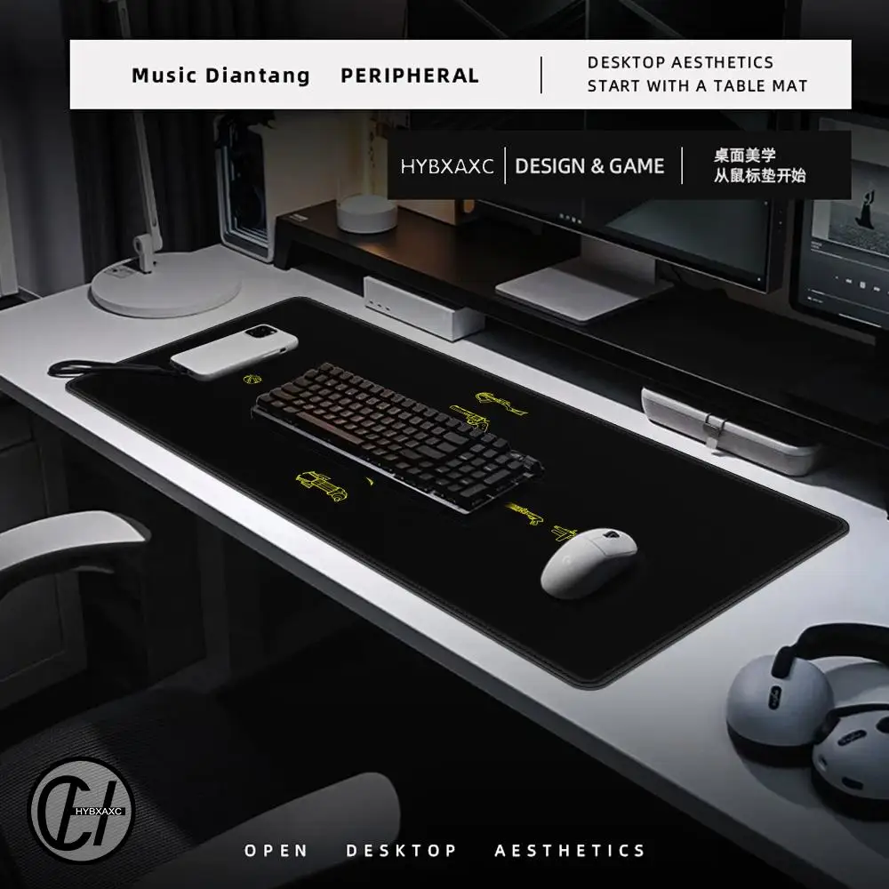 نصف الحياة ماوس ألعاب مكتب الجدول لعبة مكتب العمل ماوس الوسادة Xxl عدم الانزلاق كمبيوتر محمول مكتب الملحقات ألعاب البساط الجدول حصيرة #5