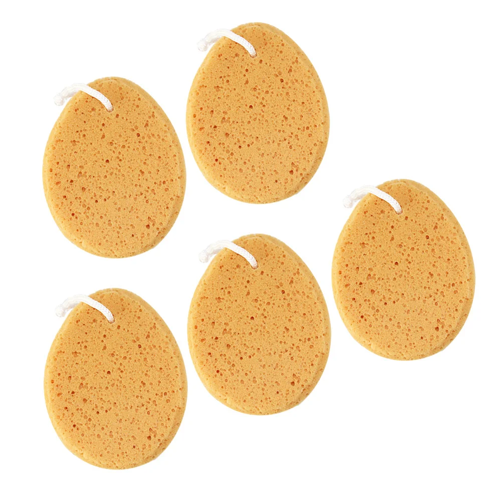 

5Pcs Honeycomb Bath Ball Soft Comfortable Shower Sponge Bath Sponge Body Cleaner with Hanging Strap Durable Material