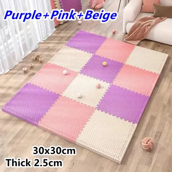 1 adet faaliyetleri Mat bebek Thick için kalın 25mm zemin gürültü Mat 30x30cm bebek oyun matı kilim oyun matı spor matleri spor paspaslar bebek Mat