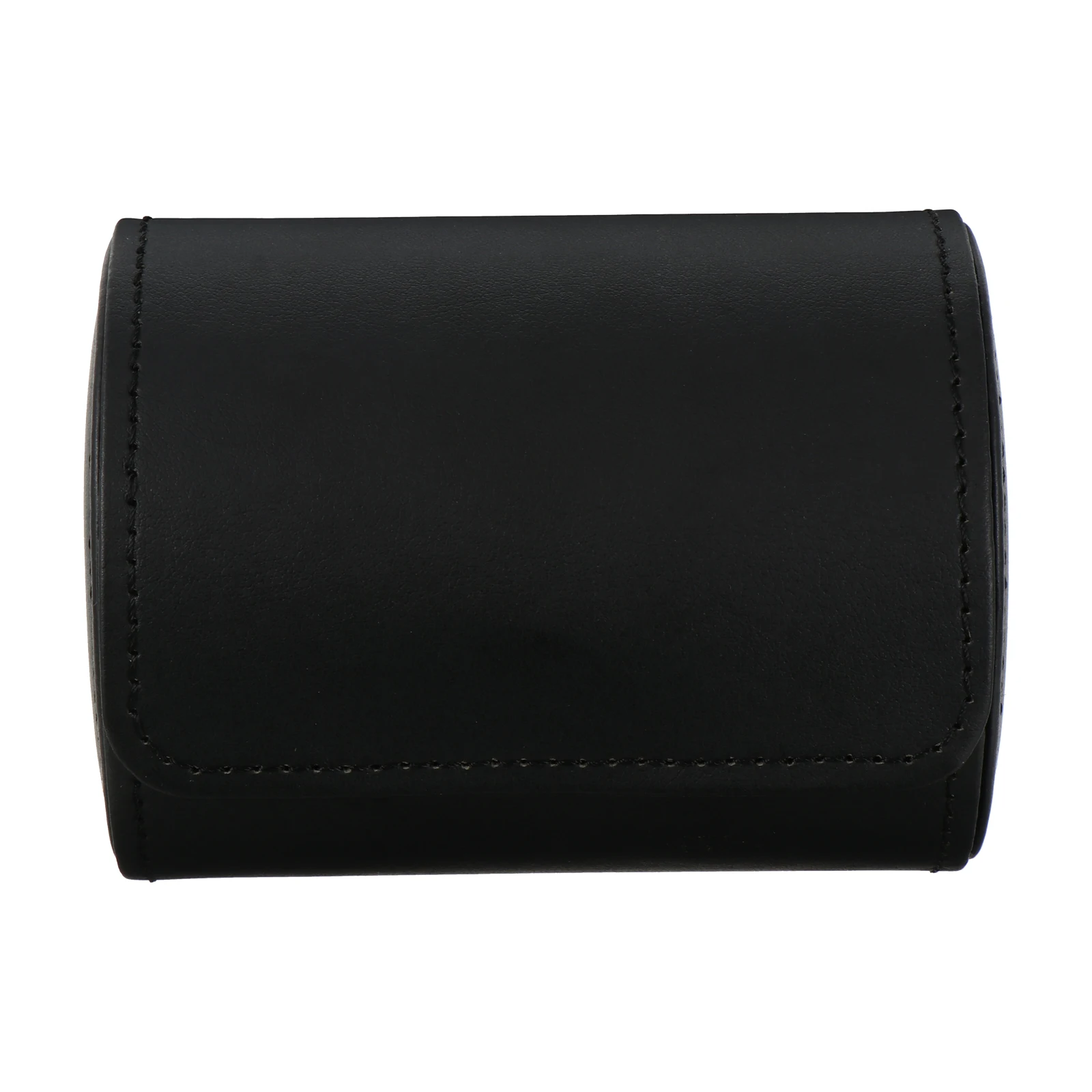 

1 pc Watch Box PU Material Round Shape Single Piece Retro Style Storage Case for Watches Jewelry Organizer Gift Box