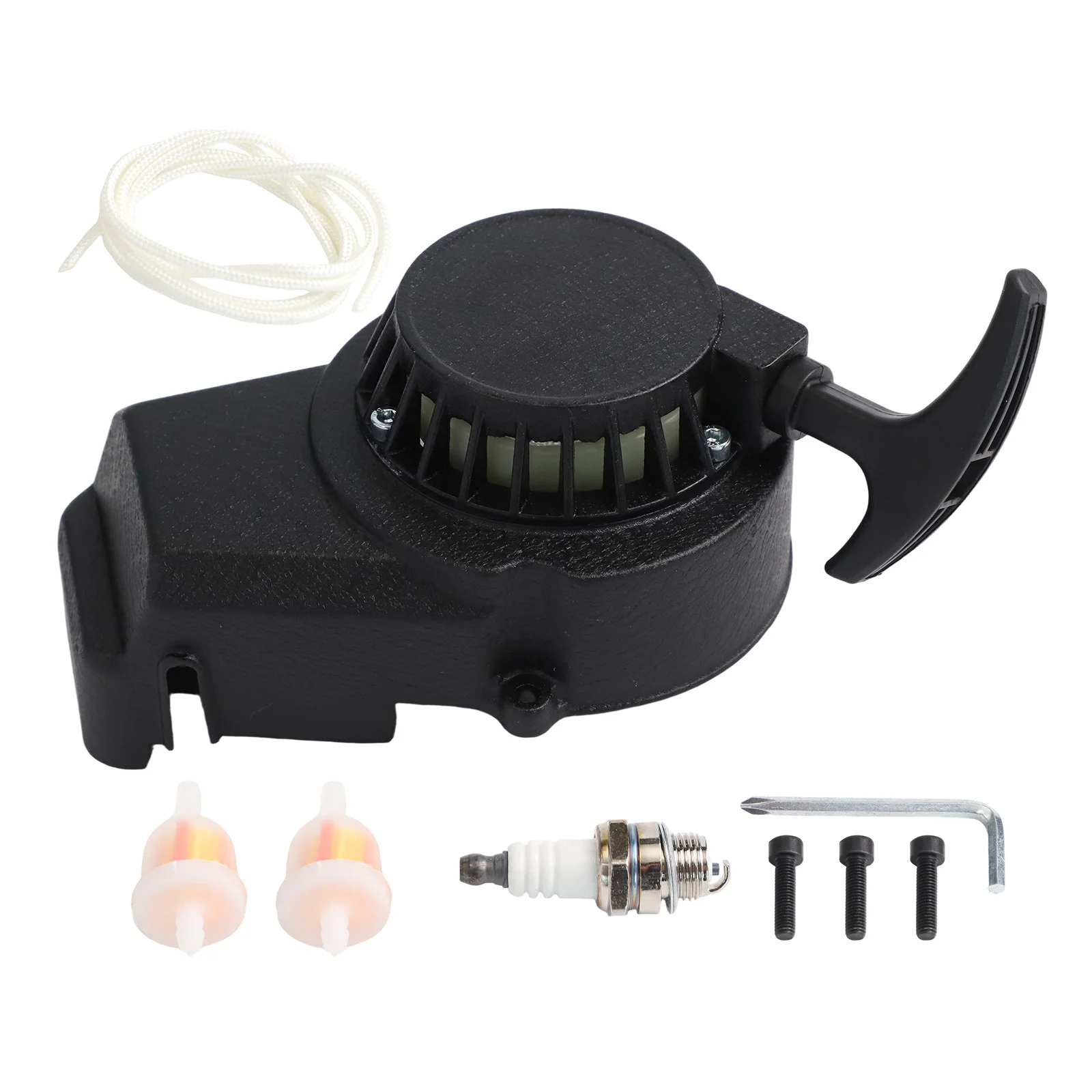 Aluminum Alloy Pull Starter For Bike Starter 2-Stroke Engine Easy Installation Enhanced Durability Lightweight