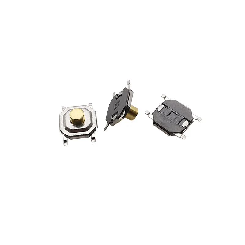 50Pcs SMD 4x4mm PCB Tactile Push Button Self-reset Switch Micro Switch Mini Tact Switch Key Button 4*4*1.7/2/2.3/2.5/3/3.5/4.3MM