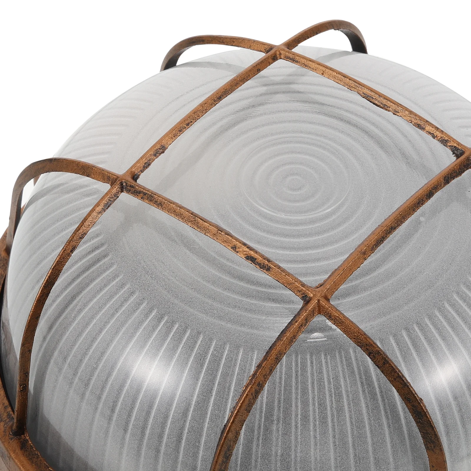 

Bulkhead Light Glass Lampshade Aluminium Frame Outdoor Patio Wall Lamp Shade E27 Home Decoration Dustproof Explosion Proof