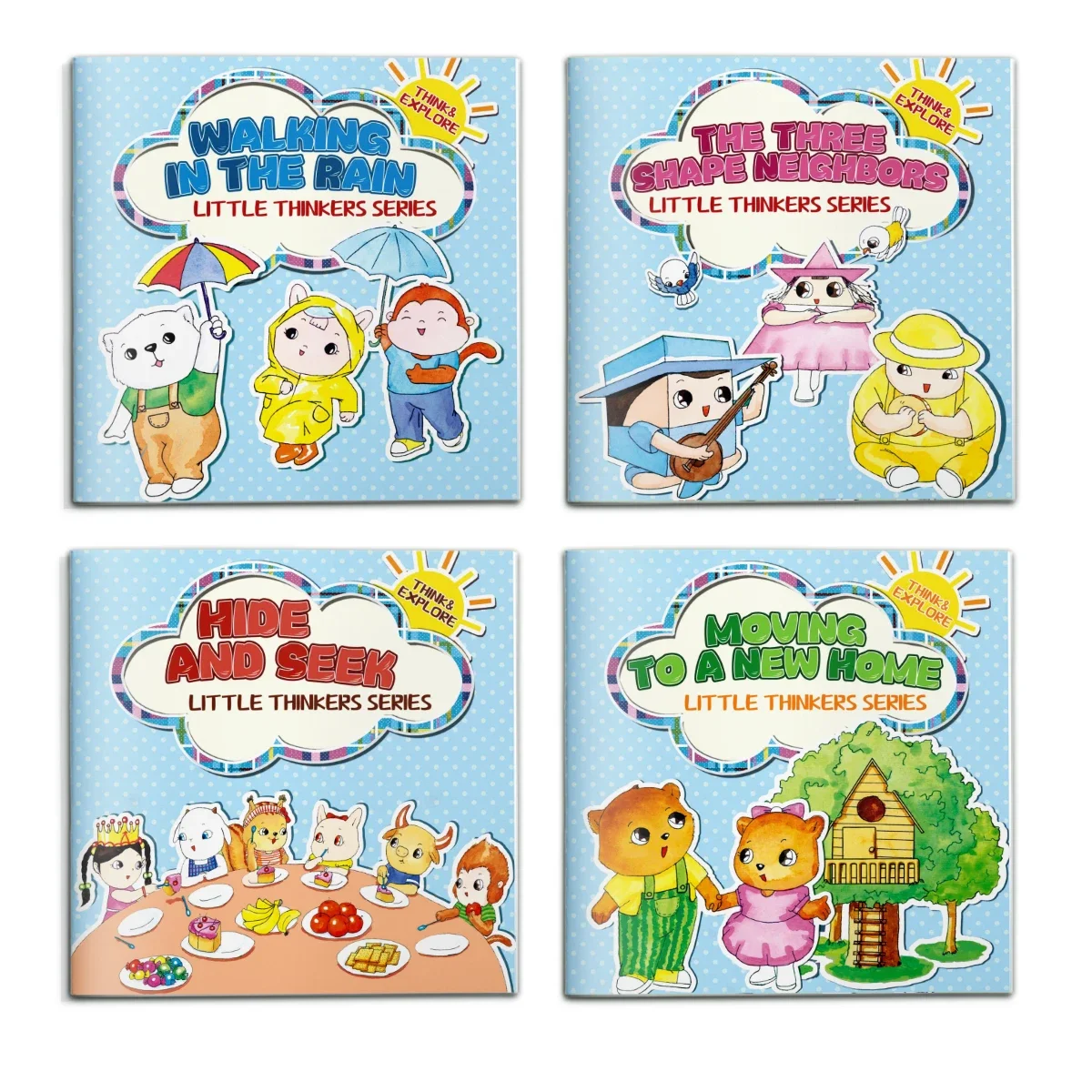 Toddler Educational Picture Book Series Cute Cartoon Patterns Parent-child Interactive Game Book Fun Learning Kids Gift