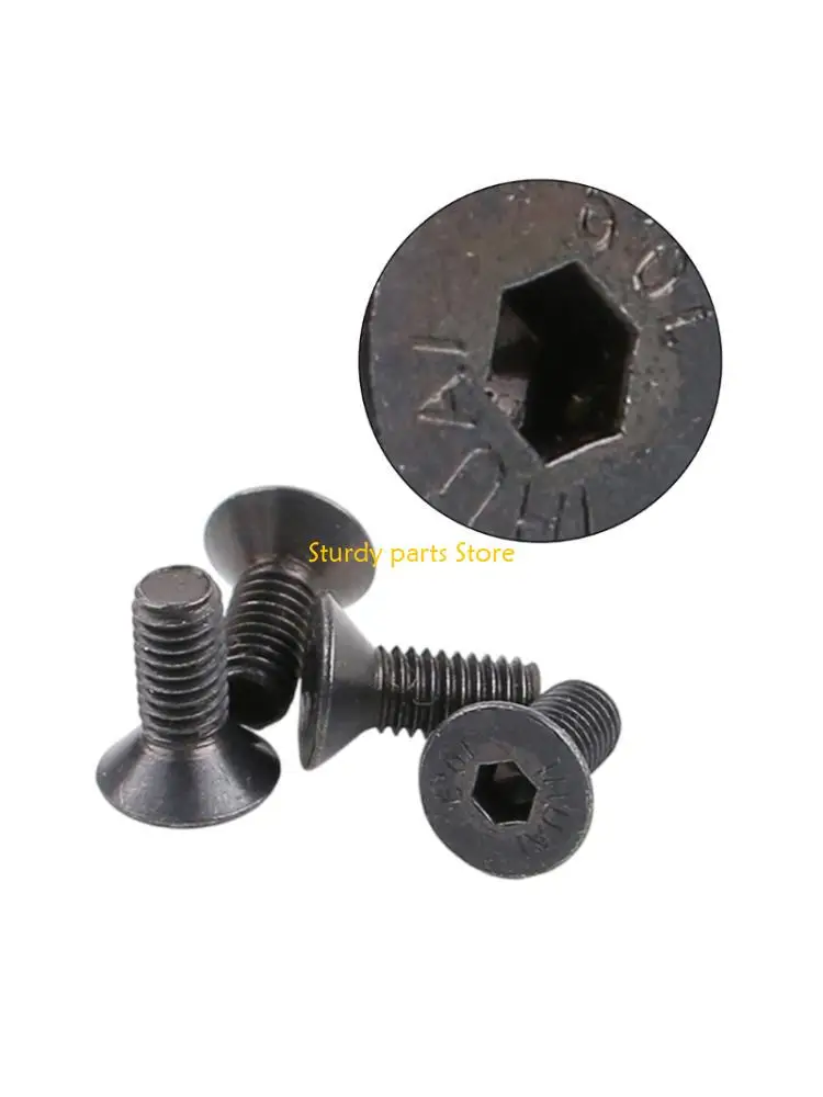 

97QC Набор из 50 велосипедных винтов из нержавеющей стали. Крепежное оборудование для надежной фиксации педалей.