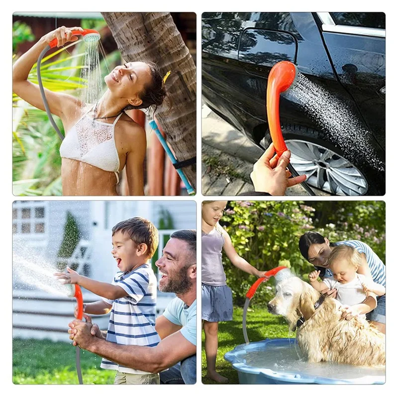 

Portable Rechargeable Shower Pump Outdoor Shower, Blue HOT SALE