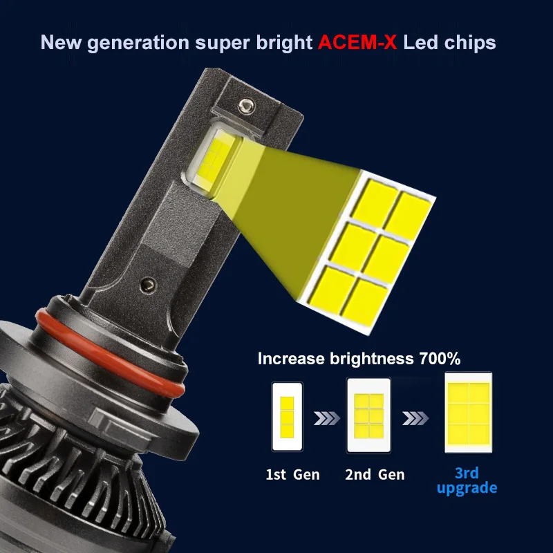 LED Headlight Bulbs For Suzuki Swift 2012 2013 2014 2015 2016 2017 2018 2019 2020 2021 2022 2023 Halogen Headlamp Upgrade Kit