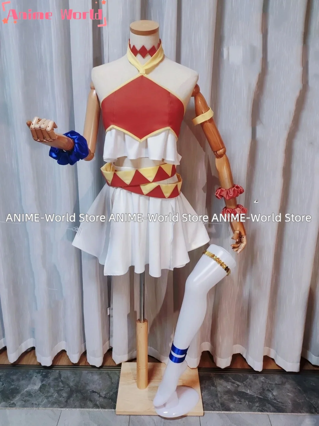 《Custom Size》Anime Dragon Cry Lucy Heartfilia Dress Outfit Cosplay Costume Party Suit Female Uniform