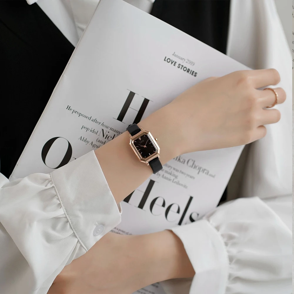 Fashion style minimalist luxury all in one belt with quartz women's watch for women‘s girl party gift jewlry wholesale