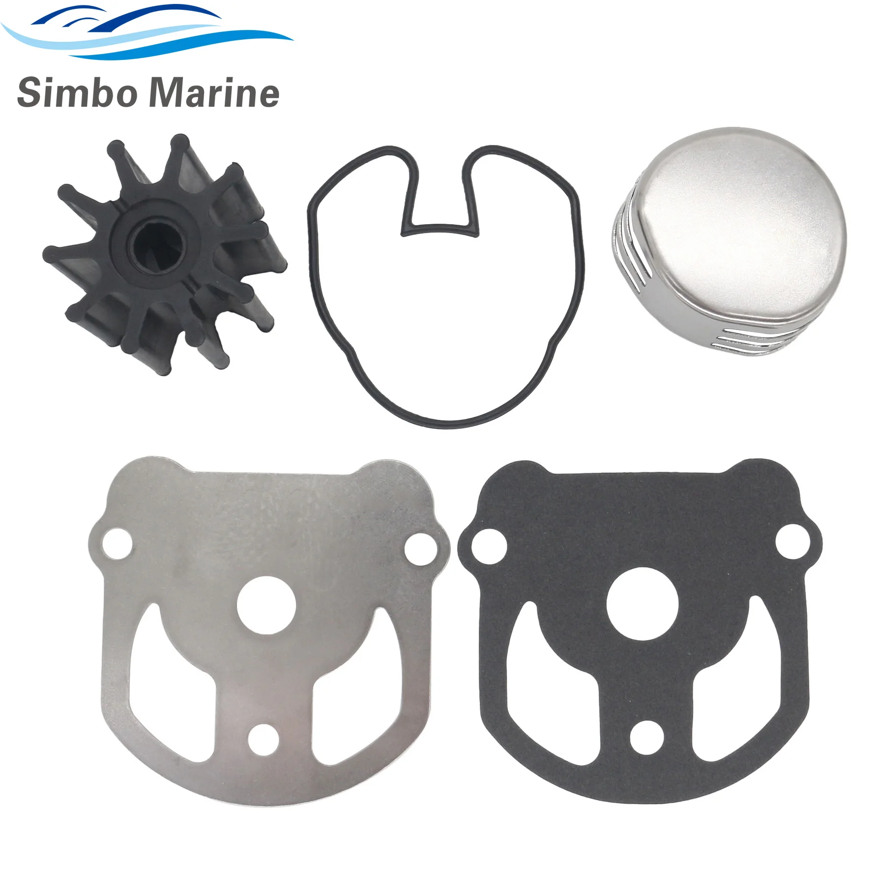 

Ремкомплект водяного насоса 0984461, совместимый с двигателями Johnson Evinrude OMC 2.3, 2.5, 3, 4.3, 4.6, 5.7, 5.8, 7.5 л, номера 984461, 18-3212-1