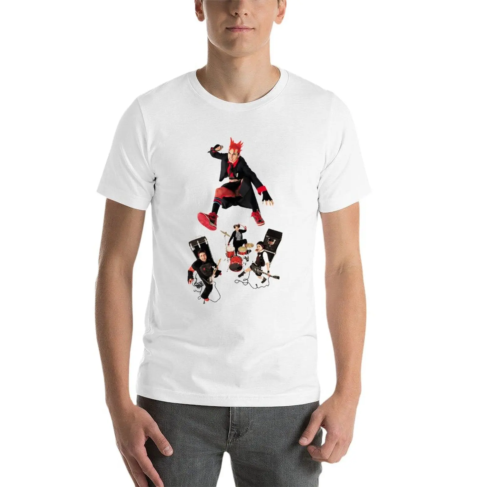 نموذج رائع Msi Xd هدية عشاق الموسيقى تي شيرت أسود قطن تي شيرت عادي للرجل حزمة تي شيرت للرجل القطن الناعم تي شيرت #4