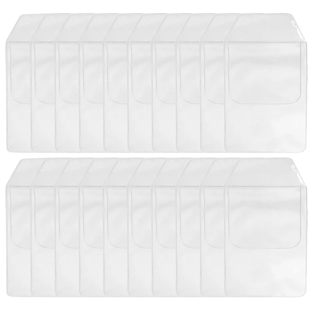 20 قطعة حقيبة القلم الشفاف بولي كلوريد الفينيل أكياس تخزين قلم رصاص إدراج نوع ل معاطف للأطباء والممرضات مستشفى مكتب المنظم العرض