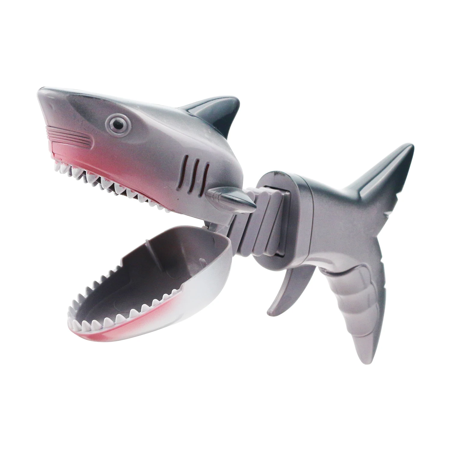 

Press and retract shark clip toy, mechanical clip with retractable spring, creative decompression prank toy