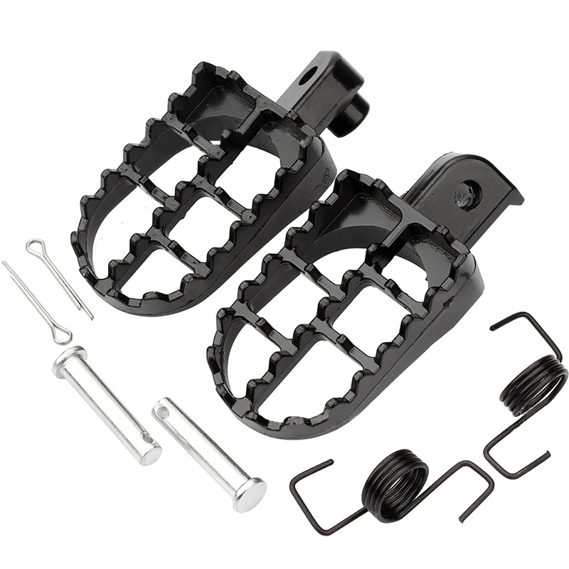 Motorcycle Foot Pegs Pedals Footrest Foot Pegs for Yamaha TW200 PW50 PW80 Pit Dirt Bike SSR SDG Moto Dirt Pit Bike Motocross
