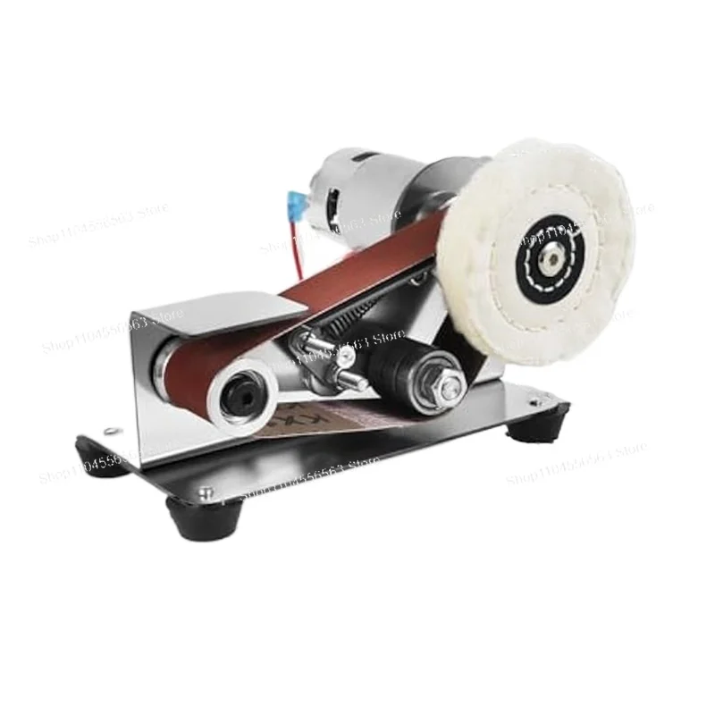 ​​15° Mini Belt Sander, 7-Speed Electric Belt Grinder with Compact Design for Knife Sharpening & Metal Polishing