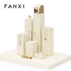 Oirlv New Jewelry Display Set Shop Cabinet Display Props for Necklace Display Bust Watch Ring Earrings Bangle Decoration Rack
