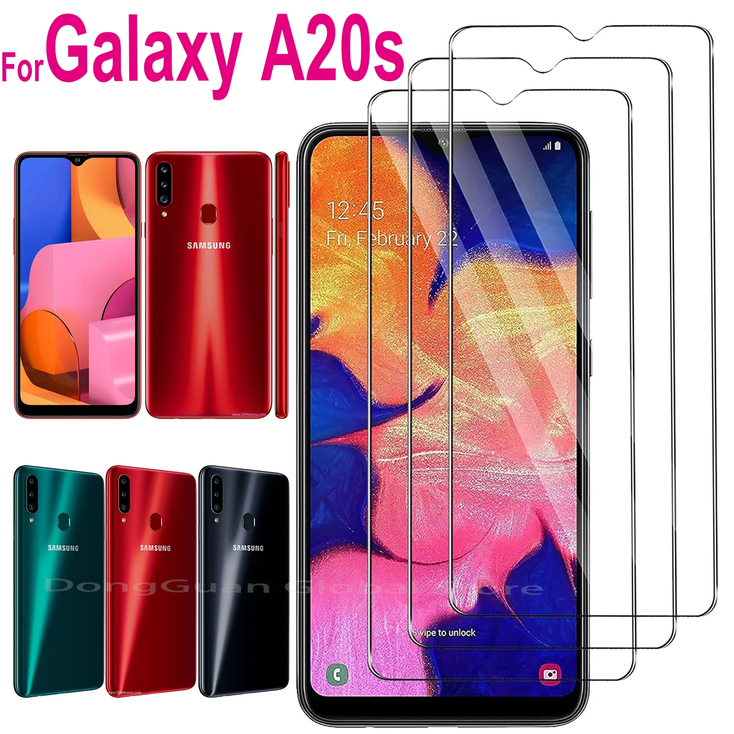 2026 New 1/2/3/4Pcs For Samsung Galaxy A20s Tempered Glass Screen Protector Glass