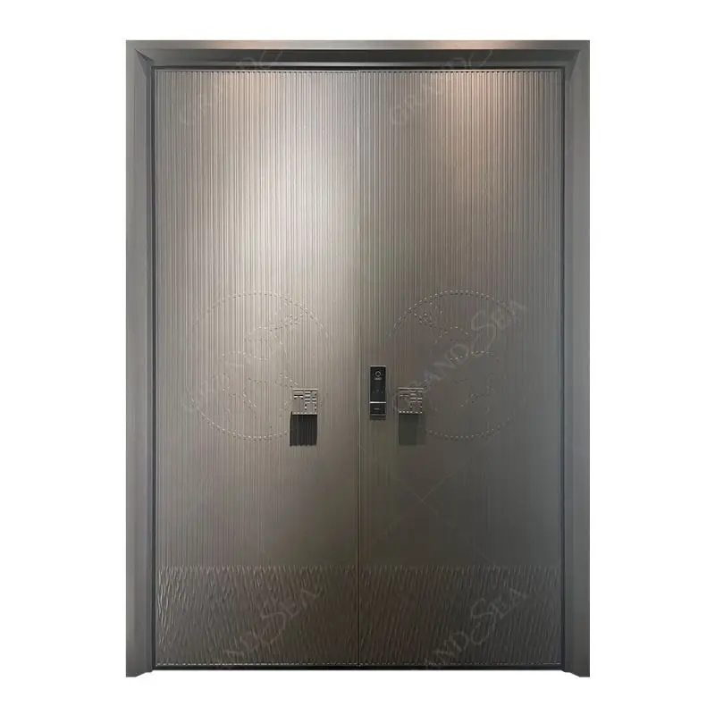 Custom. Guangdong Stainless Steel By 304 Stainless Steel Main By Design Double Entrance Doors