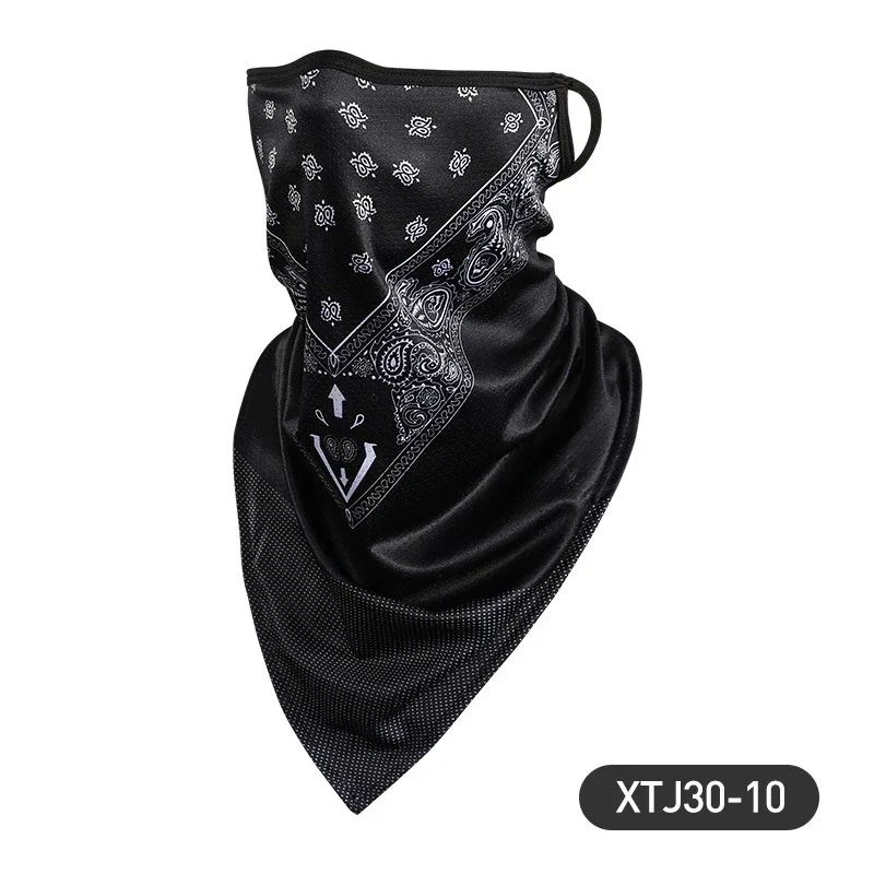 Summer Cold Ice Motorcycle Face Mask Men Skull Cap Balaclava Headwrap Bandana Face Shield Running Cycling Outdoor Sports Scarves