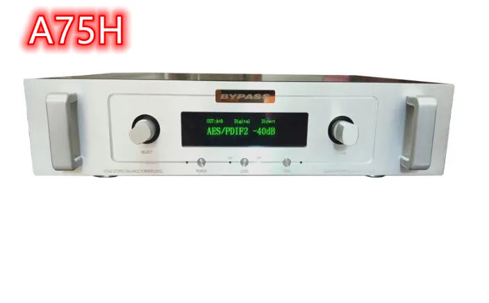 A75H fully balanced Class A power amplifier power gold sealed tube front-level four-drive system with Bluetooth OLED display